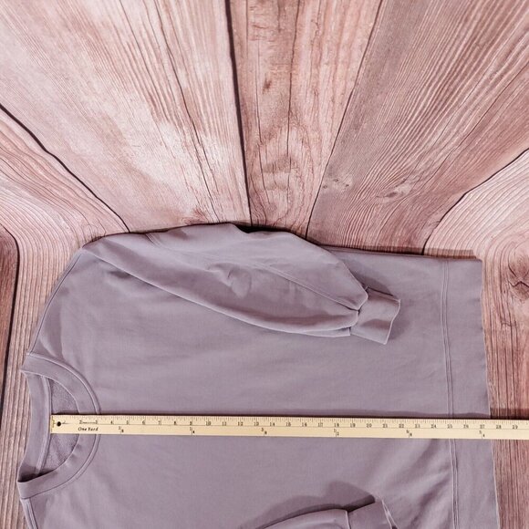 *READ* Lululemon Womens Size 10 Perfectly Oversized Crew Sweatshirt Lavender - Picture 8 of 8